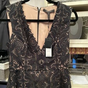 BCBGMaxazria peplum top